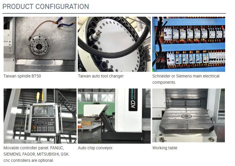 Kd CNC/Mnc Wire Cut CNC Machine Tools Horizontal Machining Center